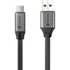 Tactical Fat Man 2.0 kabelis USB-A/USB-C 1m pilkos spalvos