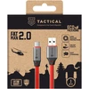 Tactical Fat Man 2.0 kabelis USB-A/USB-C 1m raudonos spalvos