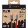 Tactical Fat Man 2.0 kabelis USB-C/USB-C 1m raudonos spalvos