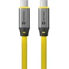 Tactical Fat Man 2.0 kabelis USB-C/USB-C 1m geltonos spalvos
