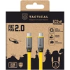 Tactical Fat Man 2.0 kabelis USB-C/USB-C 1m geltonos spalvos