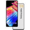 Tactical apsauginis stiklas Shield 5D skirtas Infinix Hot 30 5G su juodos spalvos krašteliu
