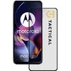 Tactical apsauginis stiklas Shield 5D skirtas Motorola G54 5G/Power Edition su juodos spalvos krašteliu