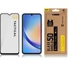 Tactical apsauginis stiklas Shield 5D skirtas Samsung Galaxy A34 5G su juodos spalvos krašteliu