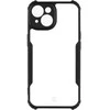 Dėklas Tactical Quantum Stealth dangtelis, skirtas Apple iPhone 15 skaidrus/juodas
