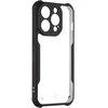 Dėklas Tactical Quantum Stealth dangtelis, skirtas Apple iPhone 15 Pro skaidrus/juodas