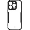 Dėklas Tactical Quantum Stealth dangtelis, skirtas Apple iPhone 15 Pro skaidrus/juodas