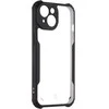 Dėklas Tactical Quantum Stealth dangtelis, skirtas Apple iPhone 15 skaidrus/juodas