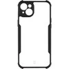 Dėklas Tactical Quantum Stealth dangtelis, skirtas Apple iPhone 15 Plus skaidrus/juodas