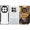 Tactical Quantum Stealth dėklas skirtas Xiaomi Redmi Note 15 5G Clear/juodos spalvos