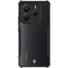 Tactical Quantum Stealth dėklas skirtas Xiaomi Redmi Note 14 5G skaidrus ir juodos spalvos