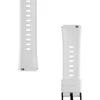 Tactical Quick Release Silicone apyrankė 18mm baltos spalvos