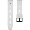 Tactical Quick Release silikoninė apyrankė 22mm baltos spalvos