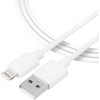 Tactical Smooth Thread kabelis USB-A/Lightning 0.3m baltos spalvos
