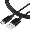 Tactical Smooth Thread kabelis USB-A/USB-C 2m juodos spalvos
