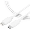 Tactical Smooth Thread kabelis USB-C/Lightning 1m baltos spalvos