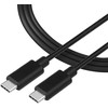 Tactical Smooth Thread Kabelis USB-C/USB-C 0.3m juodos spalvos