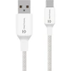 „Tactical Stitch Thread“ laidas USB-A/USB-C 2m baltos spalvos