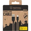 Tactical Stitch Thread kabelis USB-A/USB-C 2m juodos spalvos