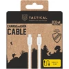 „Tactical Stitch Thread“ laidas USB-C/Lightning 0.3m baltos spalvos