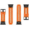 Tactical tvirtas dirželis „Apple Watch Ultra Safety“ oranžinės/juodos spalvos