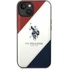Us Polo Assn JAV polo marškinėliai USHCP14MPSO3 Apple iPhone 14 Plus /15 Plus 6,7" baltos spalvos su įspaudu