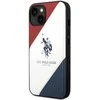 Us Polo Assn JAV polo marškinėliai USHCP14MPSO3 Apple iPhone 14 Plus /15 Plus 6,7" baltos spalvos su įspaudu