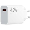 113239 Xiaomi MDY-17-EF USB-A 45W kelioninis įkroviklis + kabelis USB-C 6A baltos spalvos (Bulk pakuotė)