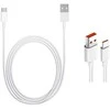 Xiaomi Original USB-C duomenų kabelis 6A 1m baltos spalvos (Bulk)