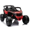 Vaikiškas elektromobilis MUKUTISRIDES ATV CAN-AM Maverick (raudonas, vienvietis)