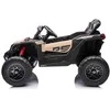 Vaikiškas elektromobilis MUKUTISRIDES ATV CAN-AM Maverick (juodos/smėlio spalvos, vienvietis)
