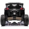 Vaikiškas elektromobilis MUKUTISRIDES ATV CAN-AM Maverick (juodos/smėlio spalvos, vienvietis)