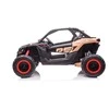 Vaikiškas elektromobilis MUKUTISRIDES ATV CAN-AM Maverick (juodos/smėlio spalvos, dvivietis)