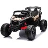 Vaikiškas elektromobilis MUKUTISRIDES ATV CAN-AM Maverick (juodos/smėlio spalvos, vienvietis)