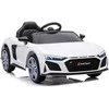 Vaikiškas elektromobilis MUKUTISRIDES Audi R8 Spyder (baltas, vienvietis)