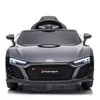 Vaikiškas elektromobilis MUKUTISRIDES Audi R8 Spyder (juodas, vienvietis)