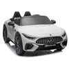 Vaikiškas elektromobilis MUKUTISRIDES Mercedes-Benz SL63 (baltas, vienvietis)