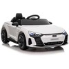 Vaikiškas elektromobilis MUKUTISRIDES Audi RS E-Tron GT (baltas, vienvietis)