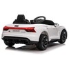 Vaikiškas elektromobilis MUKUTISRIDES Audi RS E-Tron GT (baltas, vienvietis)