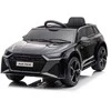 Vaikiškas elektromobilis Audi RS6 (juodas, vienvietis)