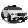 Vaikiškas elektromobilis MUKUTISRIDES Mercedes Benz GLC63S Coupe (baltas, vienvietis)