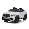 Vaikiškas elektromobilis MUKUTISRIDES Mercedes Benz GLC63S Coupe (baltas, vienvietis)