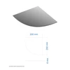 Mirrorsled Lentynėlė 200x200x6 mm