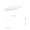 Mirrorsled Lentynėlė 500x120x6 mm