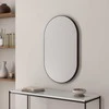 Mirrorsled Skaidrus veidrodis 450x1000 (piliulė) juodas/bronzinis/auksinis (aliuminis rėmelis)