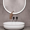 Mirrorsled Skaidrus veidrodis 500x1000 (piliulė) su MDF rėmu ir LED priekiniu apšvietimu + liečiamas jungiklis