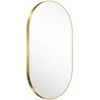 Mirrorsled Skaidrus veidrodis 600x1000 (piliulė) juodas/bronzinis/auksinis (aliuminis rėmelis)