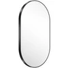 Mirrorsled Skaidrus veidrodis 600x1000 (piliulė) juodas/bronzinis/auksinis (aliuminis rėmelis)