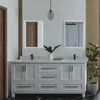 Mirrorsled Skaidrus veidrodis su LED galiniu apšvietimu 500x700 (statūs kampai)