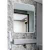 Mirrorsled Skaidrus veidrodis su LED galiniu apšvietimu 600x700 (apvalinti kampai) + mygtuku